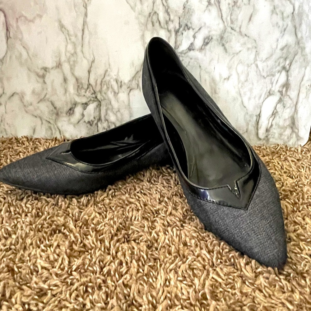 Nine West/gray-black/6/flat